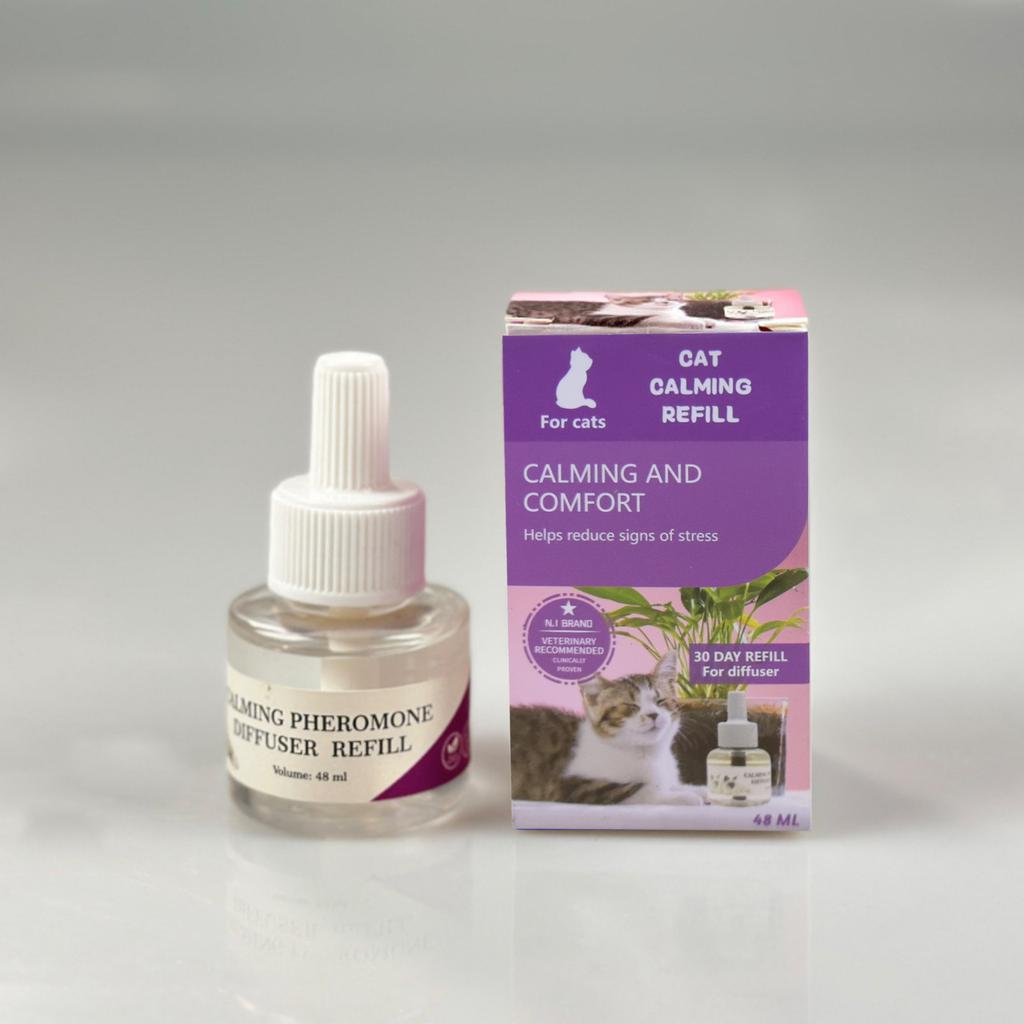 48ML Pheromones Cats From Scratching And Urinating. Pheromones -Stress Emotional Soothing Agent For Cats.