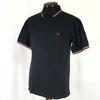 England Made FRED PERRY Tip Line Short Sleeve Polo Shirt Men S Black Logo Embroidery Tops Shirts cBH718(USED)