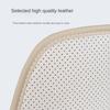 Copertura Protettiva per Sedile Auto Pelle Sicurezza Bambino Schienale Posteriore Tappetino Imbottito Protezione Interfaccia ISOFIX Coperta Cuscino per Bambini