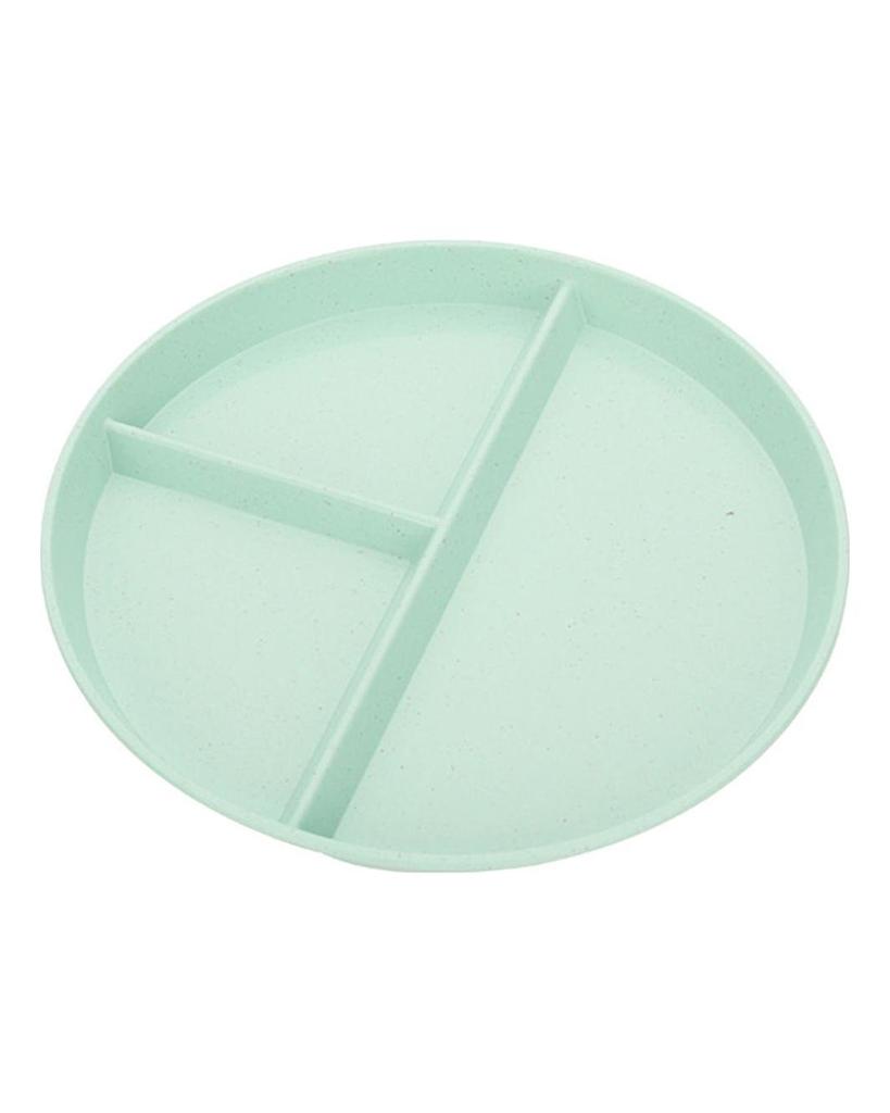 Strona główna Zastawa śniadaniowa Dzieci Trzykomorowy podzielony talerz na posiłki Racja utraty wagi Niezniszczalny talerz do naczyń