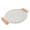 Korean BBQ Grill Pan Anti Stick Versatile Aluminum Stovetop Grill Plate with Handles for Indoor