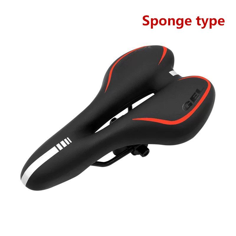 Soft Gel Bicycle Seat Breathable Hollow Mountain Bike Seat Cushion Exercise Bike Cushion For Comfortable Riding A2