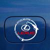 Car Badge Vinyl Reflective Fuel Tank Cap Stickers Decal Accessories For Lexus IS250 IS200 CT200h GS300 LS430 RX450h LX570 IS300 ES RX LS
