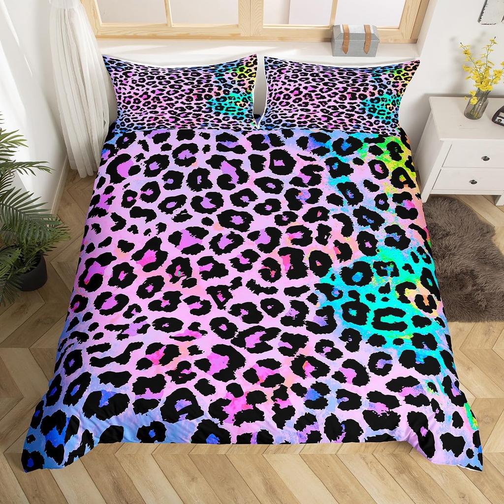 Erosebridal Mermaid Tail Bedding Set,Nautical Sea Animal Duvet Cover Twin Size for Kids Child,Fish Scale Sparkle Sequins Comforter Cover Oce