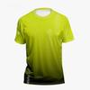 Summer Men's Sports T-shirt Fast Drying High 3D Gradient Short-sleeved T-shirt Outdoor Training Basketball Training Run