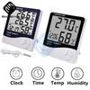 LCD Electronic Digital Temperature Humidity Meter Thermometer Hygrometer Indoor Outdoor Weather Station Clock HTC-1 HTC-2