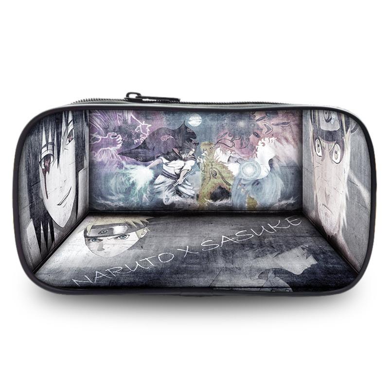 Naruto Anime Character Print Student Single Layer Stationery Storage Bag