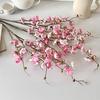 Artificial Cherry Blossom Branches 34.6 Inch Faux Plum Blossom Realistic Flower Arrangement for DIY Home Wedding Party Decor