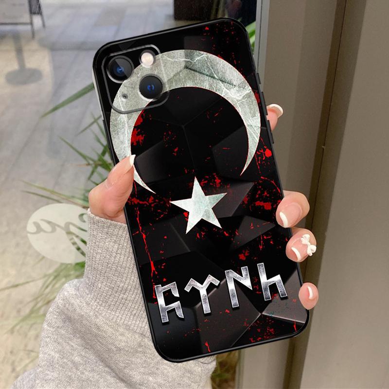 Türkei Türkische Flagge Hülle Für iPhone 17 Air 16 15 14 13 11 12 Pro Max Plus 12 13 Mini 16e 17 Pro Max Rückseite
