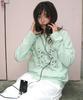 RONRON Kitty Cats Raglan Long Sleeve Mint