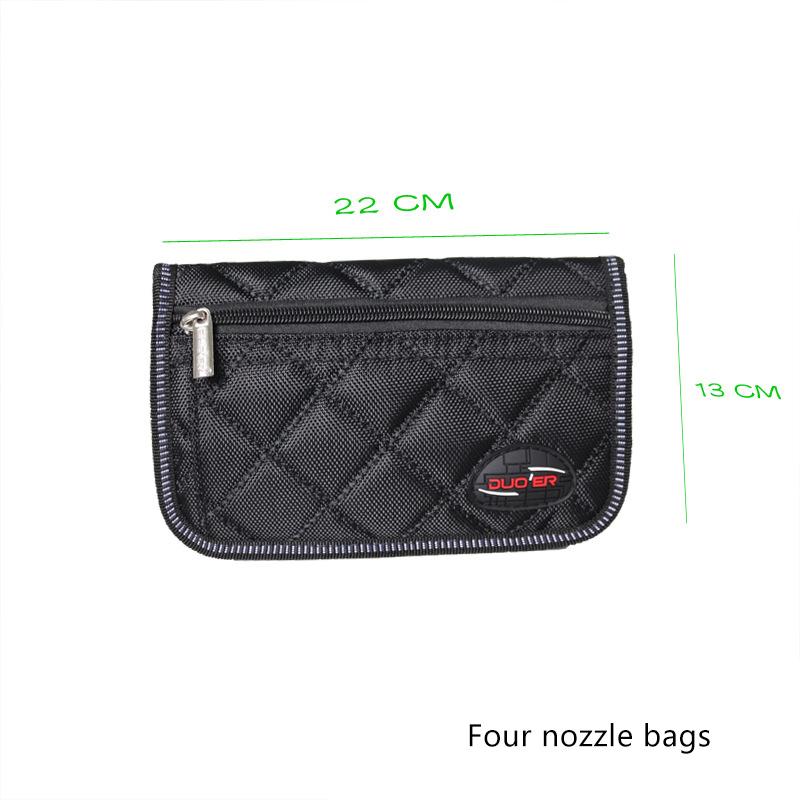 Portable Brass Mouthpiece Storage Pouch Bag 4 Soft Compartments Fit Trombone Euphonium Trumpet for Gift Giving