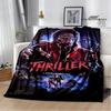 Michael Jackson Retro Druck Decken Picknickdecke Flanelldecke Weiche Gemütliche Decke Reise Decken Bettbezüge Geburtstagsgeschenk