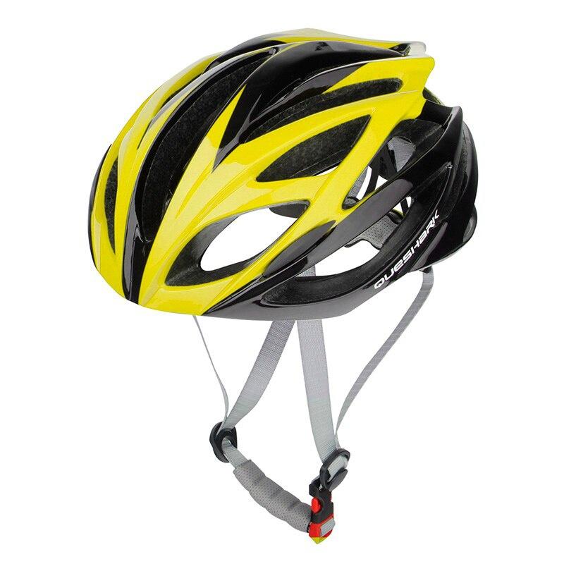 Queshark Lightweight Cycling Helmet Integrally Molded Mountain Road Bike Cycling Safety Cap M Size 56cm-62cm