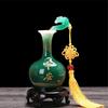 New Resin Peace Ruyi Vase Decoration Lucky Gift Living Room Study Office Desktop Decoration Decoration Opening Christmas Gift