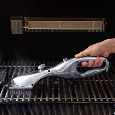 Kuchyňský kartáč na čištění grilu Nerezový čistič grilů Ergonomický mrtvý roh Snadno čistitelný čistič grilu