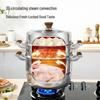 Royalstar 32cm Double-Layer Stainless Steel Steamer