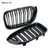 1 paar Glänzend Schwarz Front Nieren Gitter 51117338571 51117338572 51137367422 für BMW X3 X4 Serie F25 F26 14-16