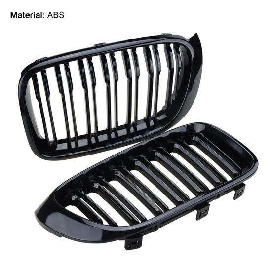 1 paar Glänzend Schwarz Front Nieren Gitter 51117338571 51117338572 51137367422 für BMW X3 X4 Serie F25 F26 14-16