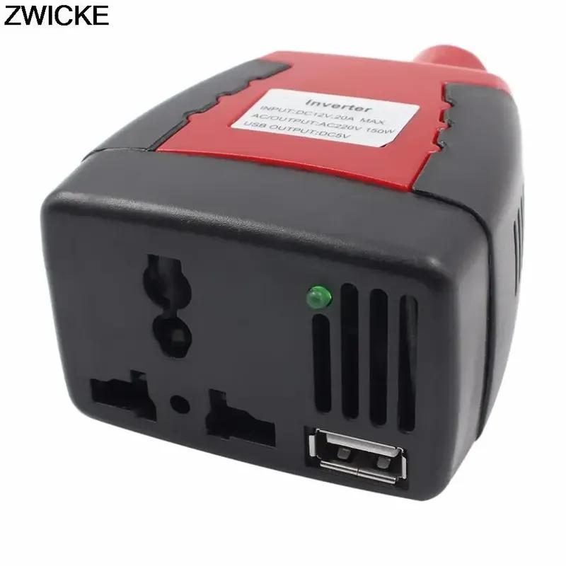 220V AC Ausgang, 150W Auto-Wechselrichter und 12V DC Eingangsspannung mit 0,5A USB-Ladeanschluss Auto-Wechselrichter Elektronisches Zubehör