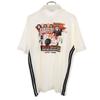 CAPTAIN SANTA Bowling print bag Short sleeve Polo shirt L off white Men's Used