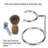 Men Stainless Steel Shaving Brush Stand Razor Holder for Salon Home Travel Use