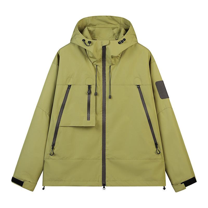 Three-proof Jacket Men's New Autumn Men's Functional Wind Tooling Outdoor Waterproof Men's and Women's Jackets
