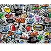3d Graffiti Wallpaper For Walls Street Graffiti 3d Wall Mural Bedroom Living Room Corridor Wall Mural Wallpaper