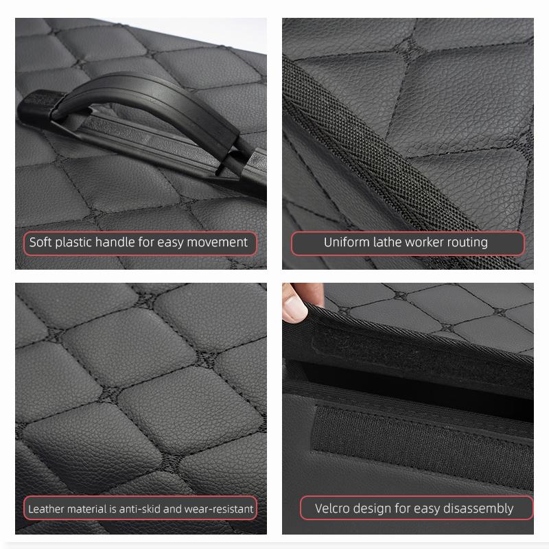 Foldable Car Trunk Storage Leather Box Organizer Bag For Mercedes Benz AMG GLC W203 W206 W220 W205 W211 W212 W201 W210 W108 W168