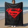 1pc Super Man Outdoor Blanket - Throw Blanket, Soft , Flannel Blankets, Living Room, Travel, Camping C1209099