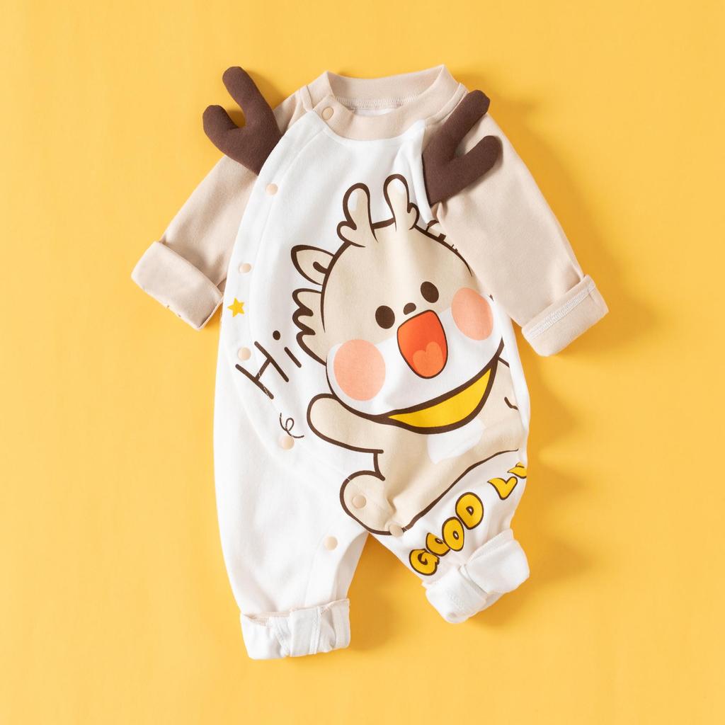 Drakenbabyrompertje - Lente/Herfstcollectie voor baby's en peuters