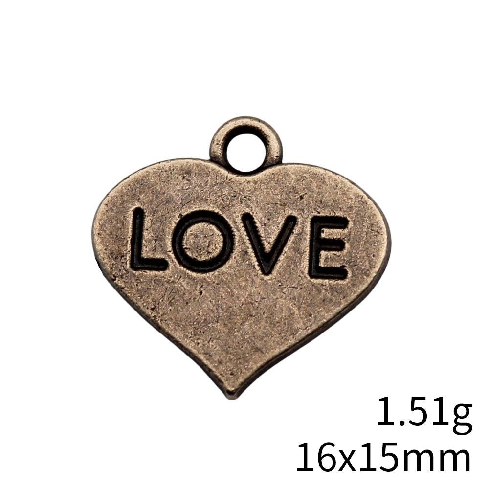 Valentine's Day Charm Phone Love Heart Tags Best Friends Charms Pendant Art Supplies Craft Pendants