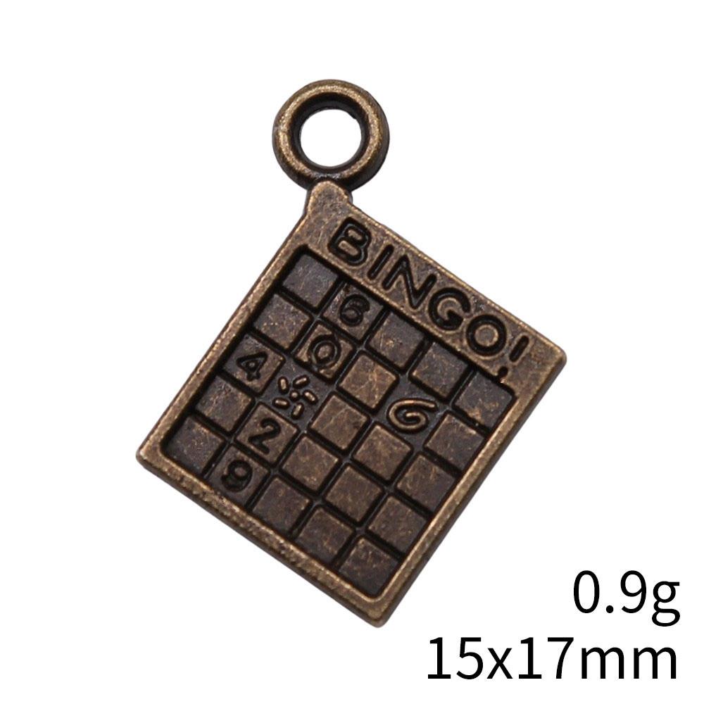 Christmas Decorations Charms For Necklace Friendship Puzzle Game Card Tarot Charms Pendant Home Garden Male Pendant