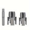 3Pcs(2*Drill Bits, 1*Rod)