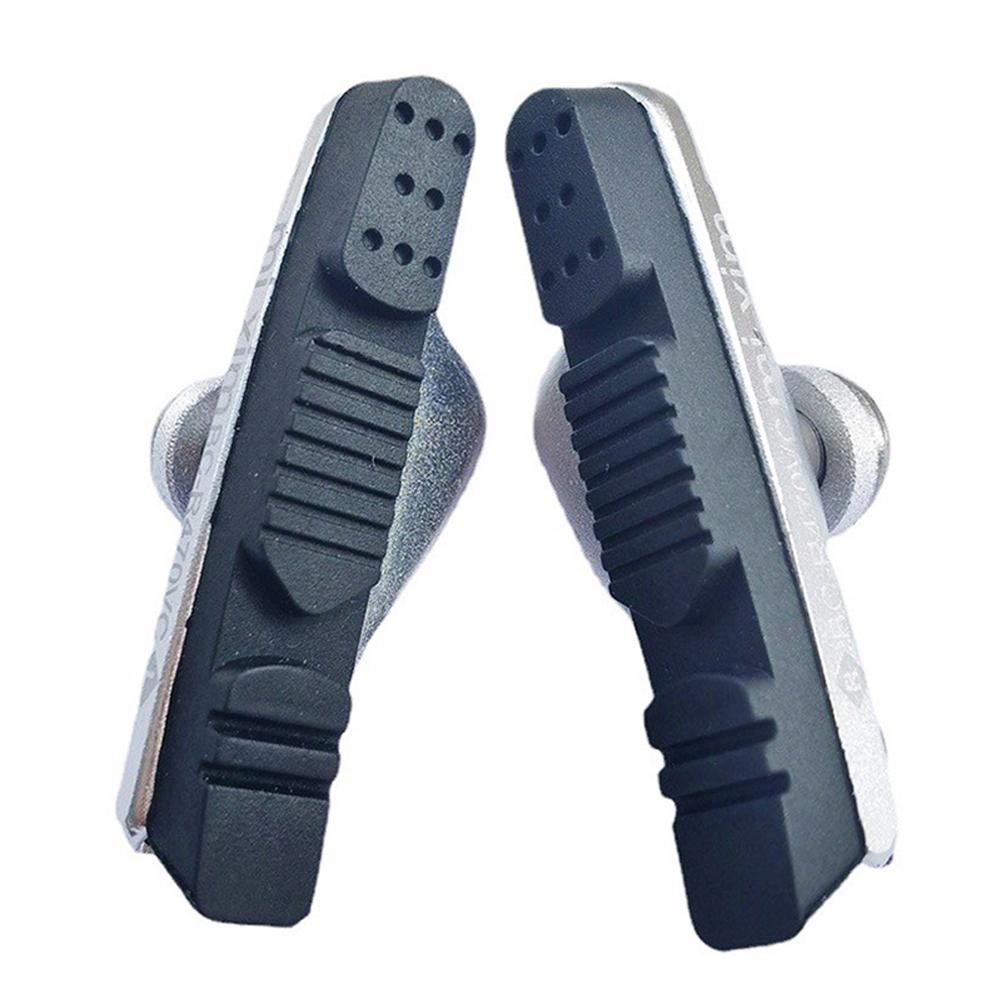 55mm Road Bicycle Cycle Bike Brake Holder Shoes Rubber Pads Blocks
