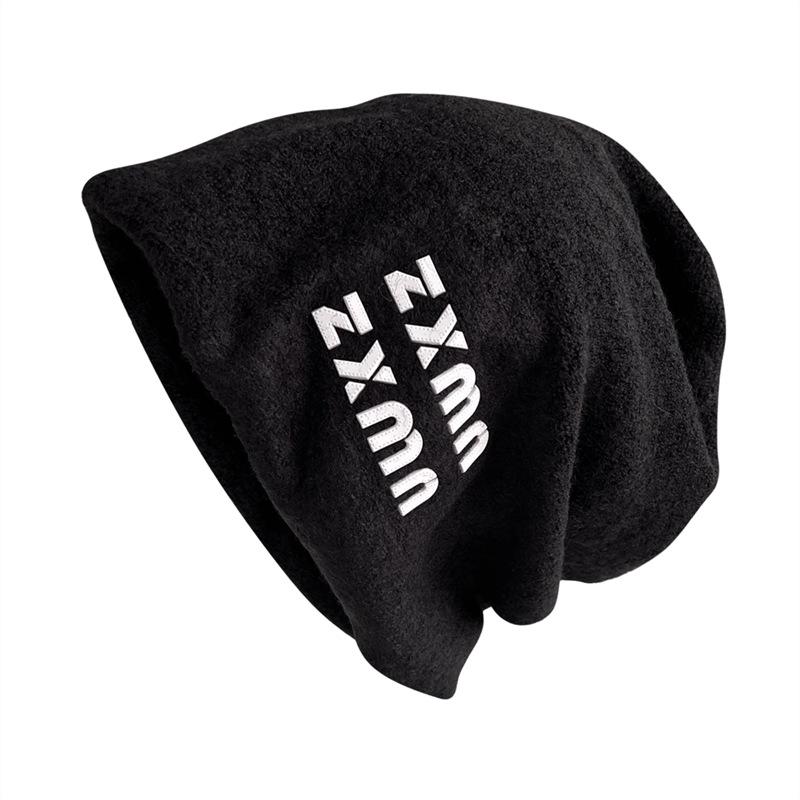Slouchy Cozy Chic Retro Stacking Hat Women's Autumn Winter Hoodie Warm Soft Hat Fashion Ear Protection Cold Windproof Hat Female