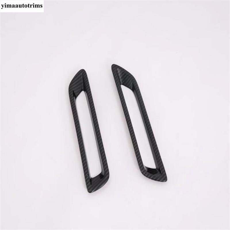 Car Rear Bumper Fog Light Lamp Frame Decoration Cover Trim For TOYOTA RAV4 RAV 4 XA50  - 2024 ABS Accessories Exterior Kit
