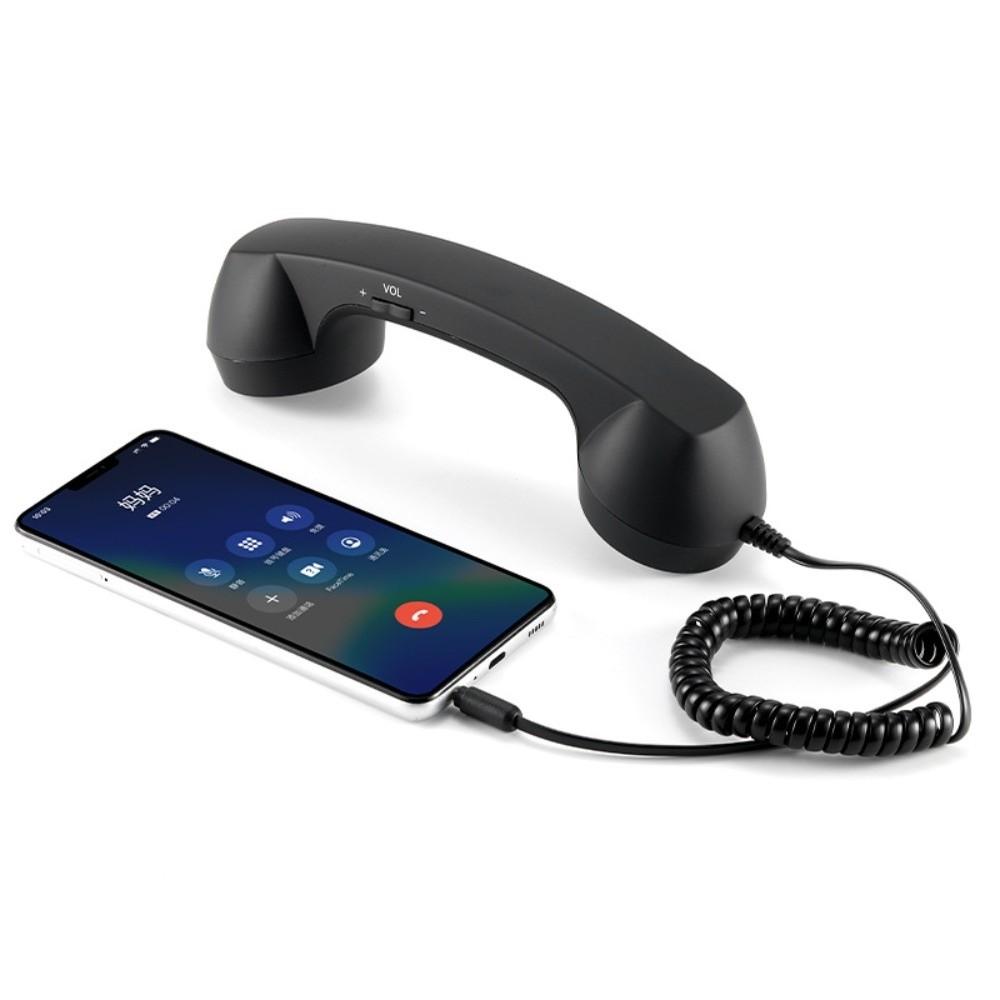 Multifunctional Telephone Wired Handsets Landline Handle Receiver  For Calls External Headset