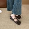 Fashion Soft Fashion Buckle Ladies Mary Janes Flats Shoes Casual Female Shallow Footwear Round Toe Women Ballet Flats Shoes