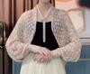 Versatile Knit Hollow Out Breathable High Quality One Layer Ramadan Muslim Women Islamic Diamond Shape Prayer Hijab Capes