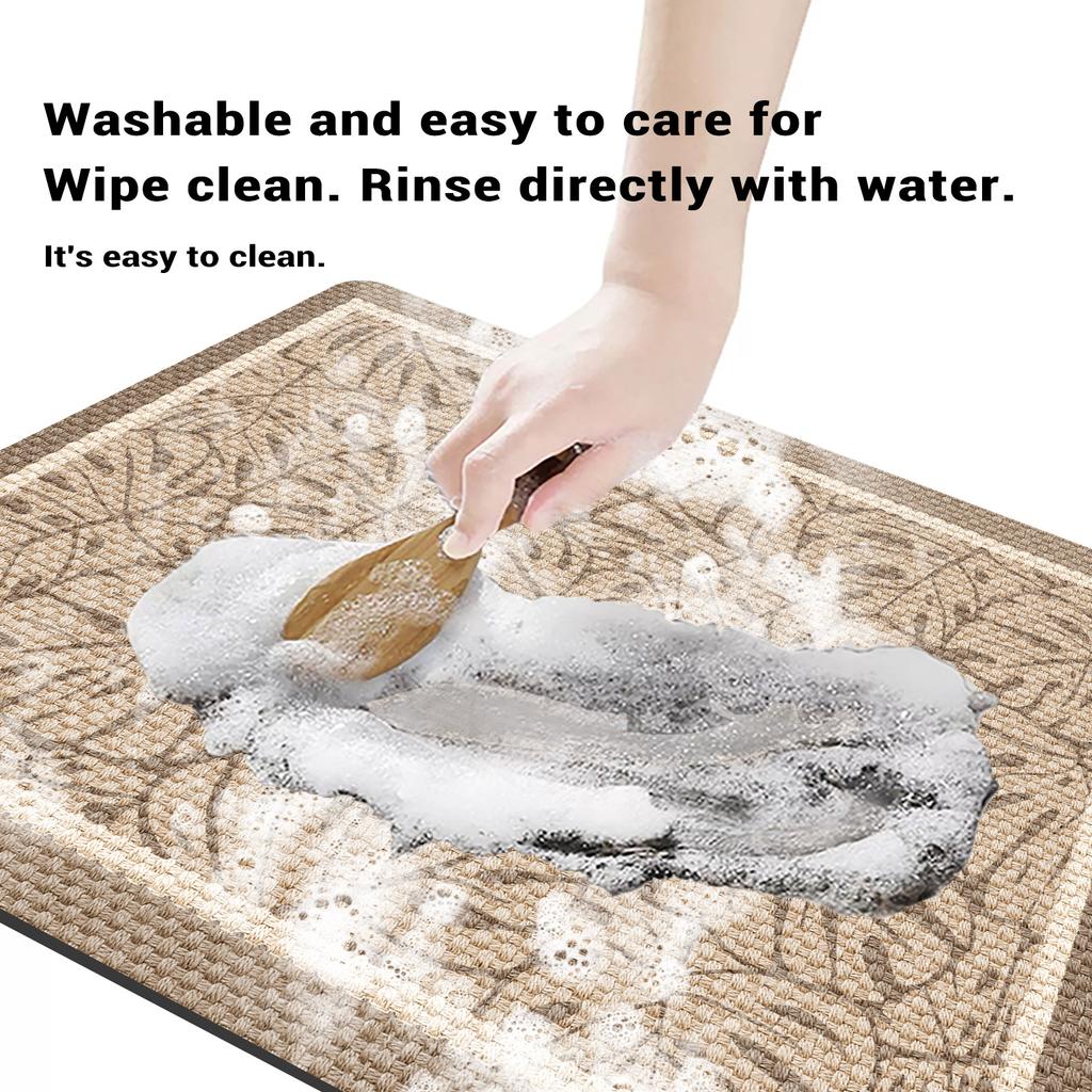 Kitchen Dish Drying Mat Antiskid Coffee Drain Pad Waterproof Tableware Heat Resistant Counter Top Mat Faucet Draining Placemat