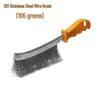 Stainless Steel & Copper Wire Brush with Plastic Handle for Rust and Gap Cleaning