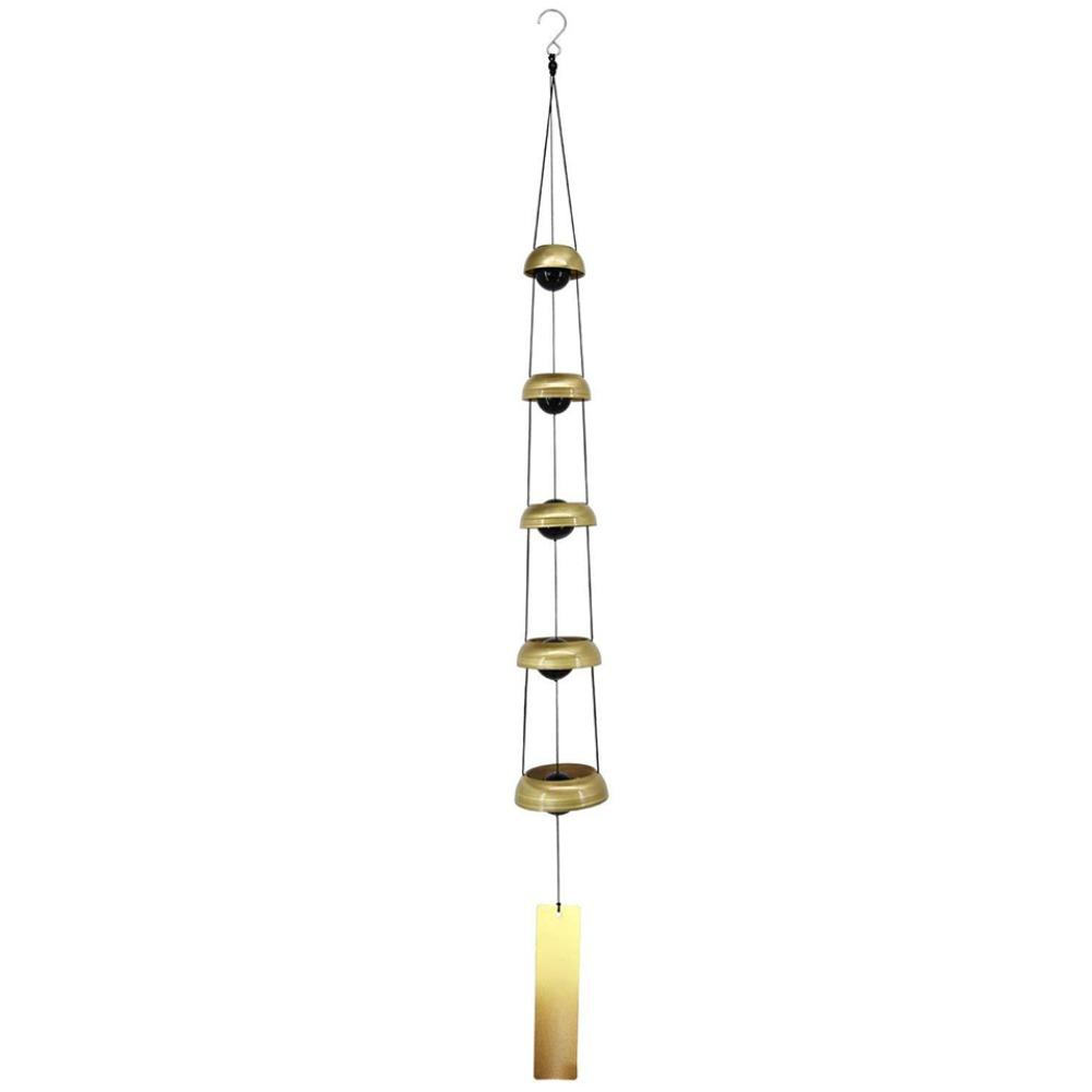 Crisp Sound Temple Wind Bell 3/5 Layer Wishing Wind Chime  Balconies