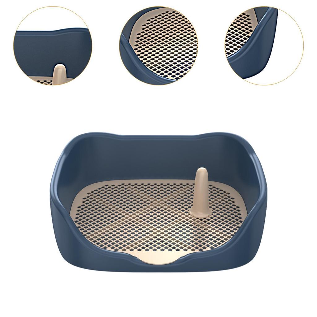 Dog Toilet Training Tray with Detachable PP Grid Suitable for