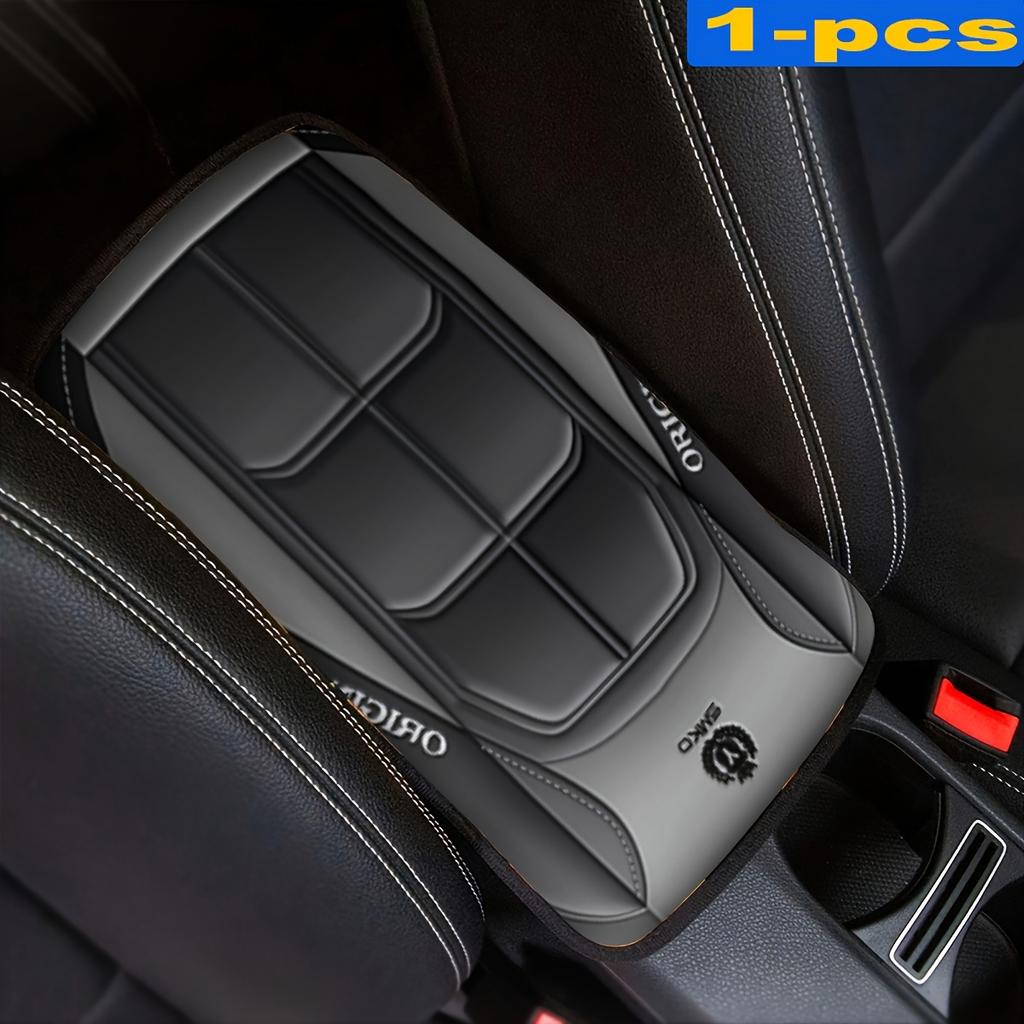 Car Armrest Cover Mat Universal PU Leather Car Interior Central Armrest Box Pad Non Slip Decor Mat Universal Car Accessories New