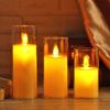 Electronic Flameless LED Candle Light Bright Battery Operated Lamp with Realistic Flame Christmas Holiday Wedding Home