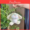 Plush Adorable Cartoon Rabbit Keychain Charming Backpack Pendant For Creative Accessories