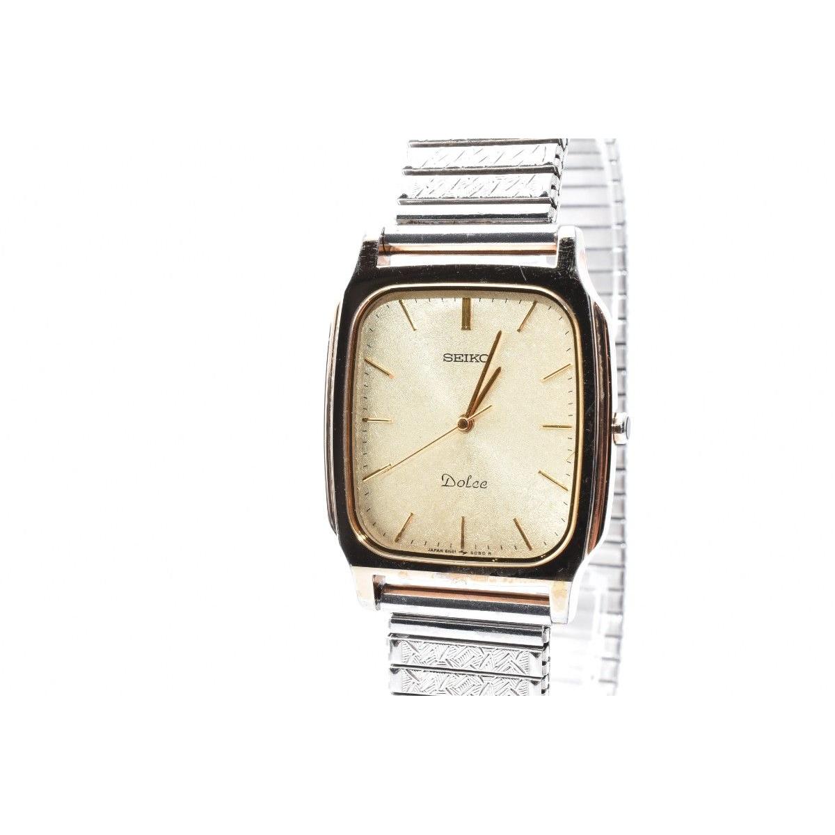 [Battery replaced] SEIKO 8N41-5070 DOLCE Men s Watch