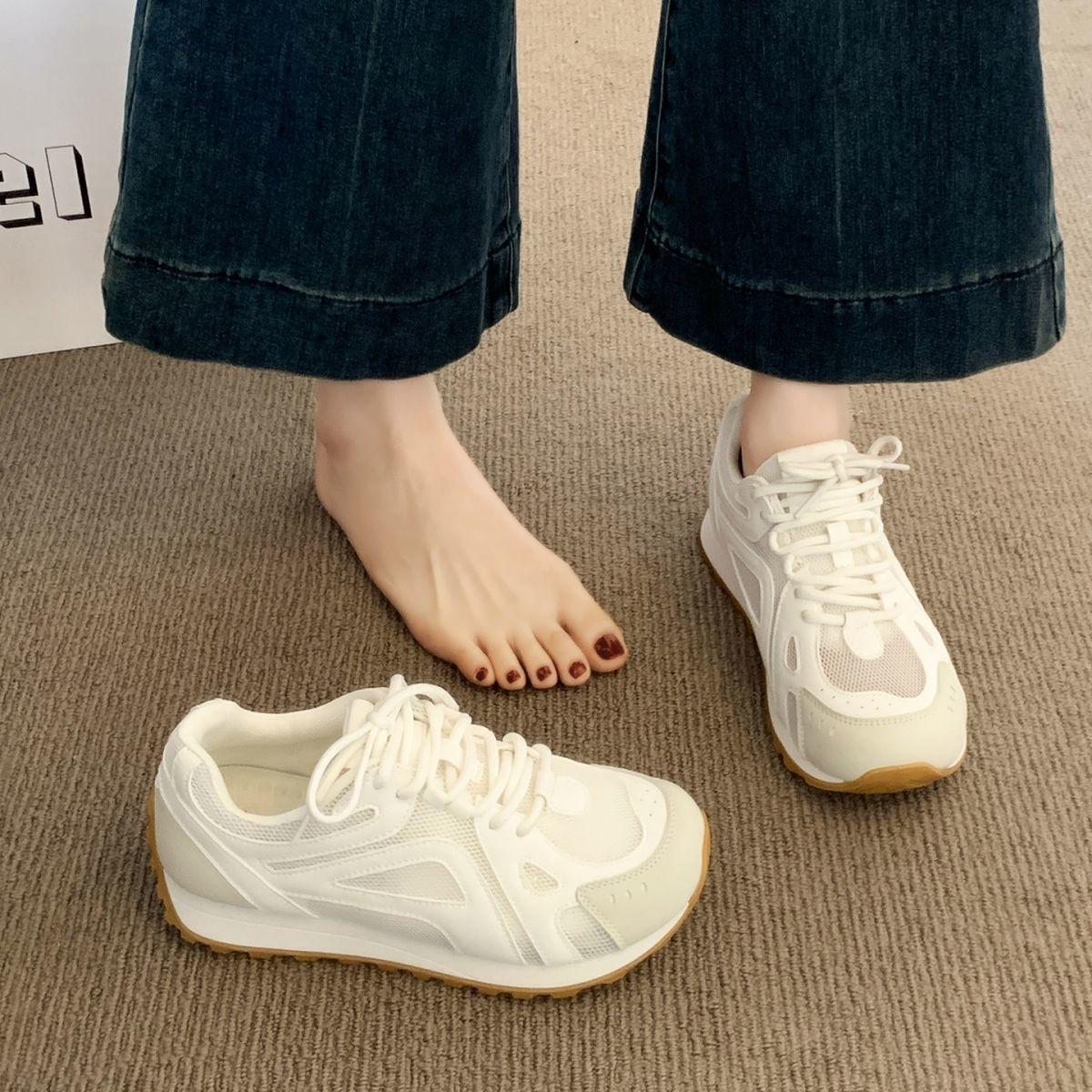 

Spring new platform casual shoes breathable and heightened sports dad shoes Forrest Gump shoes German training shoes 35