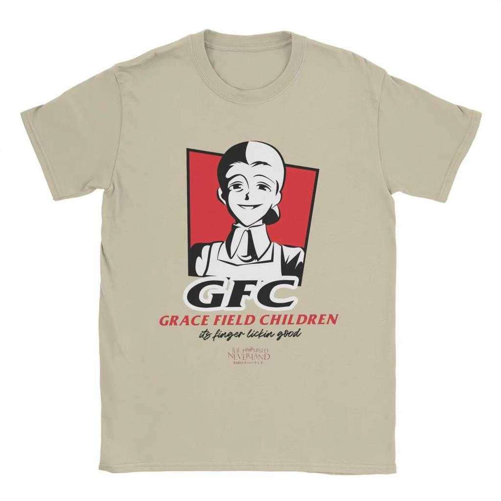 The Promised Neverland Grace Field Children T-Shirts for Men Anime Vintage Tee Shirt Short Sleeve T Shirts Clothing