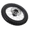 14 Inch Dirt Bike Front Wheel Assembly 60 100 14 2.5 14 Tire Inner Tube 12mm Rim Axle with Brake Rotor for 125 140 150